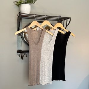 Wool/silk Tank Tops